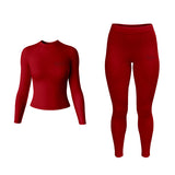 BaeSic Long Sleeve Set - Red
